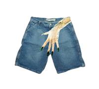 Pantaloncini Uomo Corti - Pantaloncini Casual da Uomo Leggeri Comodi E Larghi con Stampa Digitale Perfetti per Le attività Estive E Autunnali Lavabili in Lavatrice (Blue XXL)