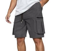 Pantaloncini Uomo Cotone Corti Da Pantaloni Estivi Uomo Con 6 Tasche Leggeri Estivi Con Elastico Per Il Tempo Libero Tasconati Pantaloncini Da Lavoro Corti Bermuda Shorts Casual Sportivi Leggero