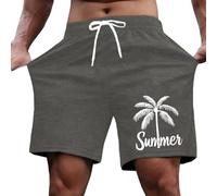 Pantaloncini Uomo - Shorts Uomo Sportivi Pantaloncini Casual da per l'uso Quotidiano Il Relax e Lo Stile Urbano con Design a Stampa di Lettere Abbigliamento Estivo Versatile per Magliette e Canotte