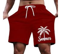 Pantaloncini Uomo - Shorts Uomo Sportivi Pantaloncini Casual da per l'uso Quotidiano Il Relax e Lo Stile Urbano con Design a Stampa di Lettere Abbigliamento Estivo Versatile per Magliette e Canotte