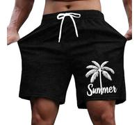 Pantaloncini Uomo - Shorts Uomo Sportivi Pantaloncini Casual da per l'uso Quotidiano Il Relax e Lo Stile Urbano con Design a Stampa di Lettere Abbigliamento Estivo Versatile per Magliette e Canotte