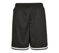 Urban Classics Premium Stripes Mesh Shorts Pantaloncini, Nero (Black 00007), 54 (Taglia Produttore: Small) Uomo