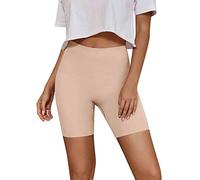 Pantaloncino Anti Sfregamento Cosce, Pantaloncini Sottogonna Donna, Antisfregamento Cosce, Donna Vita Alta Guaina Mutande Contenitive Perizomi Intimo Modellante Pancia Piatta Slip Shapewear Elastico