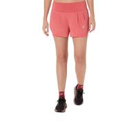 Asics Road 2 In 1 3.5´´ Shorts Rosa XS Donna