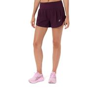 Pantaloncino Asics Road 3.5in Bordeaux Donna, Taglia L