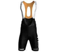 Pantaloncino con bretelle DECATHLON AG2R LA MONDIALE Race 2024 nero