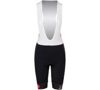Pantaloncino con bretelle donna TEAM JUMBO-VISMA 2022 nero/bianco XL
