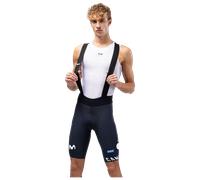 Pantaloncino con bretelle MOVISTAR TEAM Race 2026 blu scuro