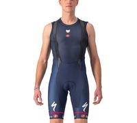 Pantaloncino con bretelle QUICK-STEP ALPHA VINYL Free Aero Race Pro 2022 blu S