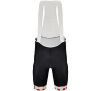 Pantaloncino con bretelle race TOUR DE FRANCE GPM Leader 2024 nero/bianco/rosso M