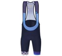 Pantaloncino con bretelle SANTINI Paris-Nice 2023 blu
