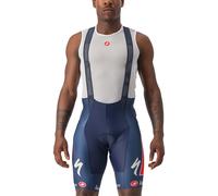 Pantaloncino con bretelle SOUDAL QUICK-STEP Free Aero Race Pro 2023 blu L