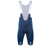 Pantaloncino con bretelle TEAM dsm-firmenich-PostNL Race 2024 bianco