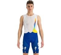 Pantaloncino con bretelle TEAM TOTALENERGIES 2023 blu