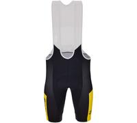 Pantaloncino con bretelle TOUR DE FRANCE Leader 2024 nero/giallo 3XL