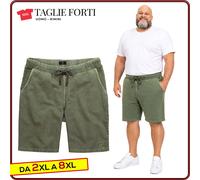 pantaloncino corto bermuda taglie forti uomo cotone dalla 2XL a 8 XL JP 1880
