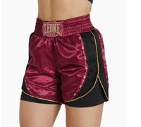 PANTALONCINO DONNA LEONE AB882 - 01 ABBIGLIAMENTO TECNICO KICK THAI MELANZANA