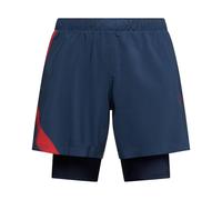 La Sportiva - Short leggero e traspirante - Flow 5" Short M Night Sky/Cypress per Uomo in Silicone - Taglia L - Blu navy