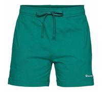 Champion Legacy Icons W-Small Script Logo PRO-Jersey Pantaloncini, Verde Bosco, S Donna