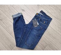 PANTALONE 5 TASCHE TOPPE JEANS JECKERSON UOMO toppa DENIM BLUE MEDIO ALCANTARA