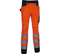 Pantalone Alta Visibilità Cofra Upata Arancione/Blu Taglia 46-48-50-54-60