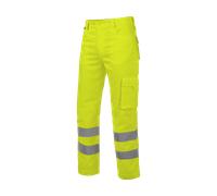 Pantalone alta visibilità estivo giallo
