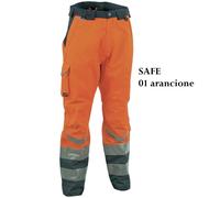 Pantalone Antifortunistica Cofra SAFE ALTA VISIBILITA' INVERNALE IMBOTTITO IMPER