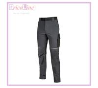 U-Power | Pantaloni da Lavoro Uomo World, in Tessuto Stretch, Slim-Fit, Idrorepellente e Traspirante, 86% Nylon 14% Spandex