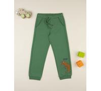 Pantalone bambino verde stampa t-rex