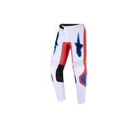 Alpinestars Fluid Grid Pantaloni Motocross Bambini, Arancione/blu, Taglia 28