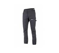 Pantalone Bermuda da Lavoro Estivi, in Tessuto Stretch, Vestibilità Jogging HARMONY Asphalt Grey