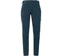 Pantalone bike lungo senza fondello donna Minaki nero blu scuro