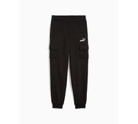 PUMA Pantaloni cargo con logo Essentials No. 1 per ragazzi, Abbigliamento, Nero, 13-14Y 13-14Y