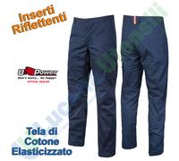 Pantalone Cargo INVERNALE Elasticizzato Lavoro U-POWER Multitasche Uomo BALTIC