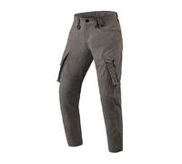 Revit Cargo Tristan Tapered Pantaloni tessili per motociclette, nero-verde, taglia 28 32 per maschi