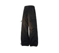 Pantalone Cargo Uomo - Pantaloni Uomo Lavoro Pantaloni Sportivi da Uomo Estivi alla Moda Casual da Viaggio per attività all'aperto (Black L)