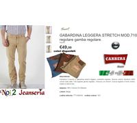 Pantalone Carrera Mod. America 710 Leggero New Spintech Mis. Dalla 47 alla 56