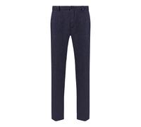 Pantalone Chino in lino con coulisse, Uomo, BLU DI PRUSSIA, Taglia: 54