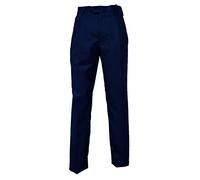 Pantalone Classico Lana Due Pinces Vigogna Made In Italy Tasca America 46 a 62 taglia 46 colore blu royal