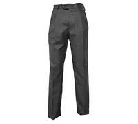 Pantalone Classico Lana Due Pinces Vigogna Made In Italy Tasca America 46 a 62 taglia 54 colore grigio medio
