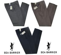 Pantalone classico uomo cotone caldo tela strech da 46 a 62 SEA BARRIER Windol