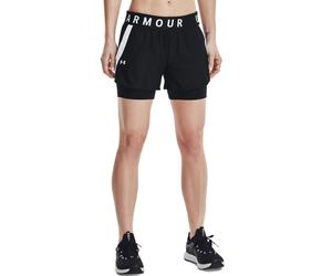 pantalone corto donna UNDER ARMOUR play up pantaloncino sportivo NERO 411718