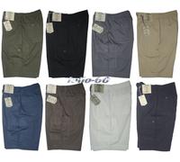 Pantalone corto uomo M L XL XXL 3XL Bermuda tasconi SEA BARRIER cotone leggero