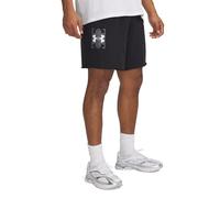 pantalone corto uomo UNDER ARMOUR rival terry pantaloncino sportivo BLACK BLACK