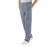 Pantalone Cuoco Pied De Poule in cotone Isacco pizzaiolo sale e pepe trouser