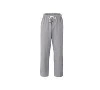 Pantalone cuoco Plutone - unisex - taglia M - bianco/quadretti neri - Giblor's