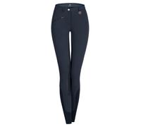 PANTALONE DA EQUITAZIONE DONNA FUN SPORT CON SILICONE MISURA 40 COLORE BLU NOTTE