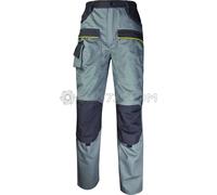 PANTALONE DA LAVORO 9 TASCHE DELTAPLUS MACH 2 CORPORATE GRIGIO BEIGE BLU