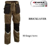Pantalone da lavoro COFRA BRICKLAYER multitasche invernali Extra resistenti