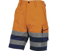 Pantalone da lavoro Corto Bermuda Alta Visibilità HV DeltaPlus Mod. PHBE2 PANOS